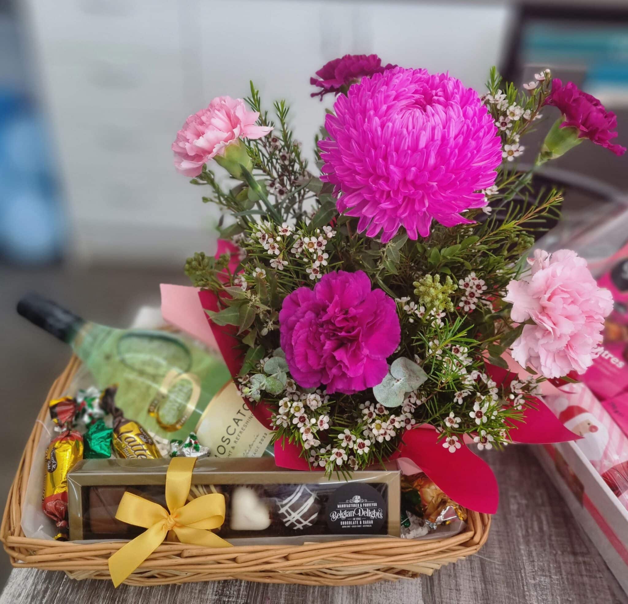 Floral Impression Gift Basket